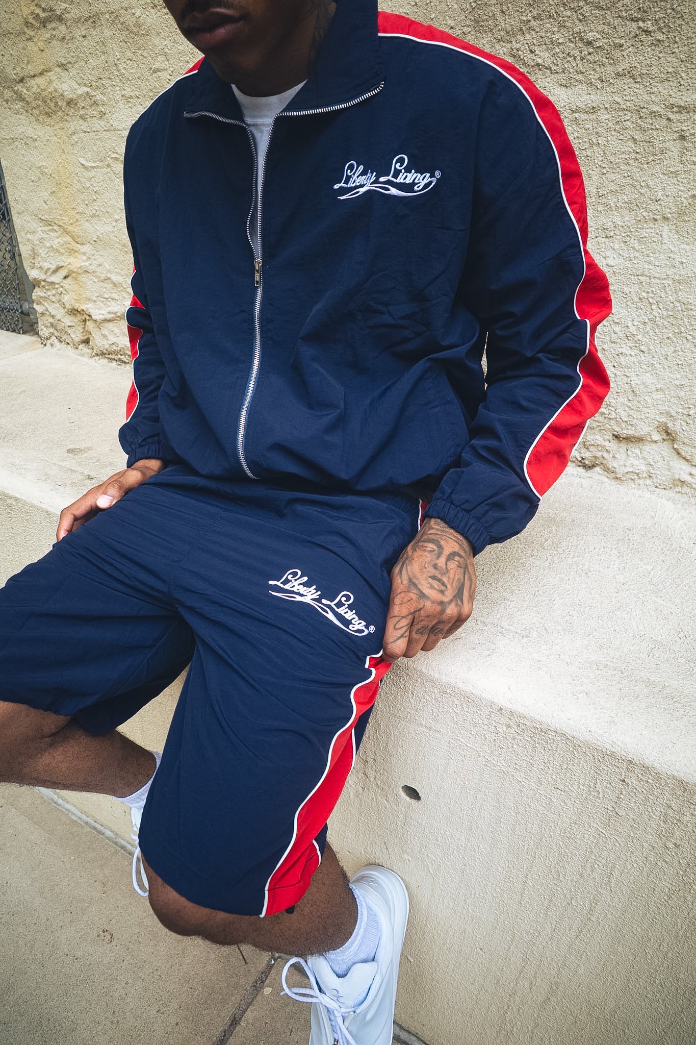 LL SET NAVY/RED